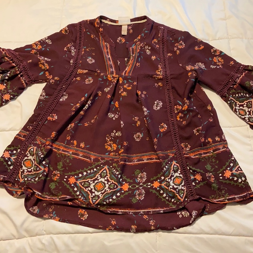Like New Flowy Floral Top